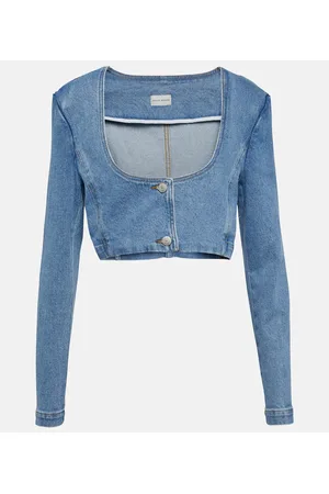 MAGDA BUTRYM Chaqueta cropped en denim
