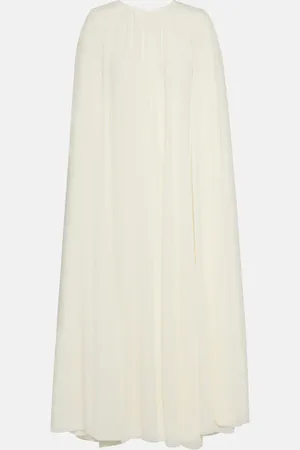 EMILIA WICKSTEAD Novia - vestido midi Olivette con capa