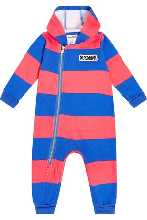 Mini Rodini Bebé - mono de algodón a rayas