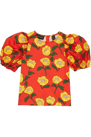 Mini Rodini Blusa de algodón floral