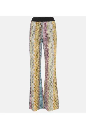 Missoni Pantalones acampanados de lamé