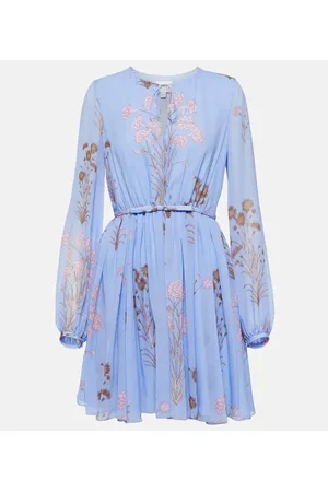 Giambattista Valli Vestido en georgette de seda floral