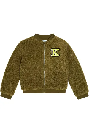 Kenzo Chaqueta bomber de borrego con logo