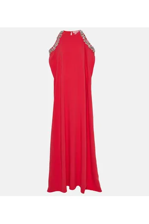 Oscar de la Renta Vestido de fiesta de mezcla de seda