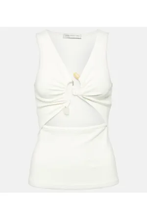 CHRISTOPHER ESBER Top Callisto de jersey adornado