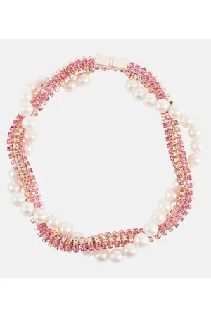 MAGDA BUTRYM Collar con cristales y perlas