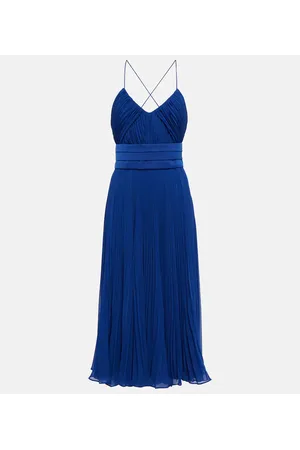 Max Mara Vestido midi Clarino de georgette