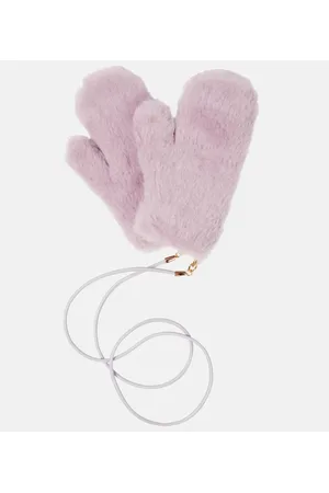 Max Mara Manoplas de tejido Teddy