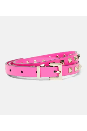 VALENTINO GARAVANI Cinturón Rockstud de piel