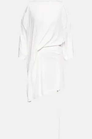 ANN DEMEULEMEESTER Top Melissa fruncido con aberturas