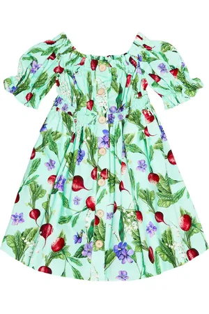 Dolce & Gabbana Vestido de algodón estampado