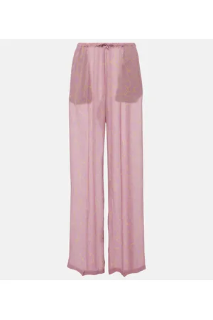 DRIES VAN NOTEN Pantalones anchos estampados