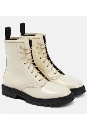 The Row Botines Ranger de piel