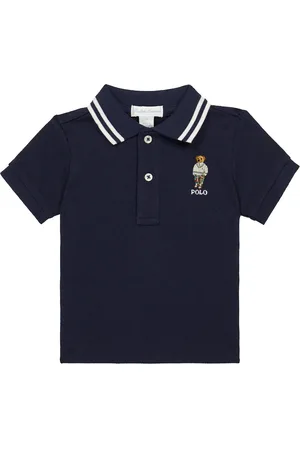 Ralph Lauren Bebé - polo Polo Bear de algodón