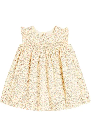 BONPOINT Bebé - vestido Clothibis de algodón floral