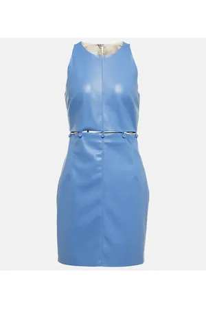Nanushka Vestido corto Layan de piel sintética