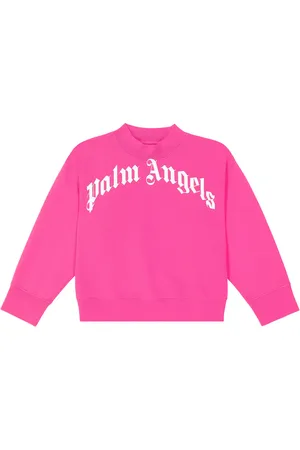 Palm Angels Sudadera en jersey de algodón con logo