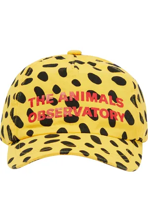 The Animals Observatory Gorra Hamster de algodón estampada
