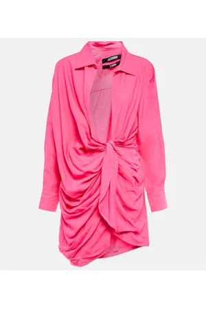 Jacquemus Vestido corto La Robe Bahia con lazada