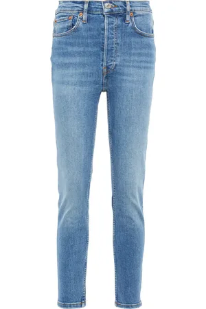 RE/DONE Jeans skinny de tiro alto