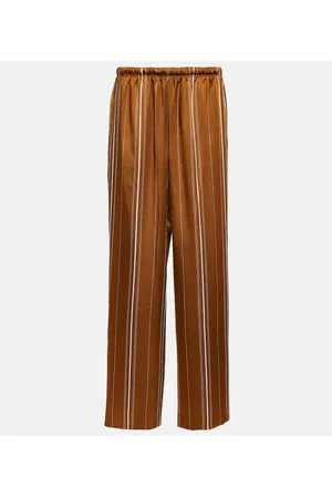 Vince Pantalones de tiro alto a rayas