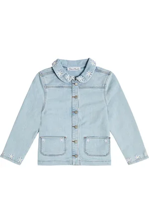 Tartine Et Chocolat Chaqueta en denim bordada