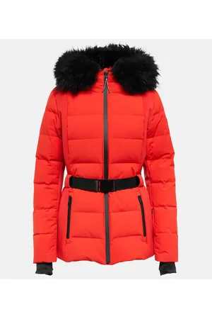 YVES SALOMON Chaqueta de esquí de plumas con borrego
