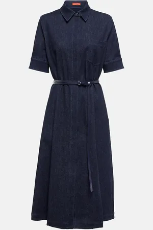 Altuzarra Vestido midi denim Kieran