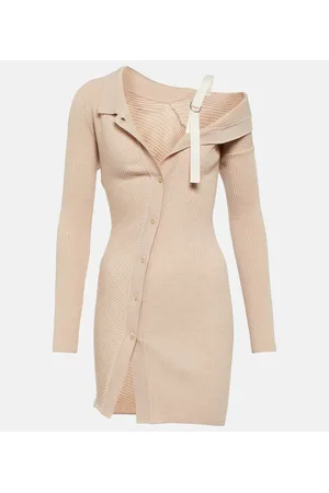 Jacquemus Vestido corto La Robe Maille Colin