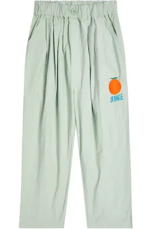 Jelly Mallow Pantalones de algodón bordados