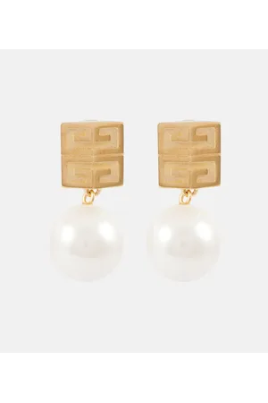 Givenchy Pendientes 4G de latón adornados