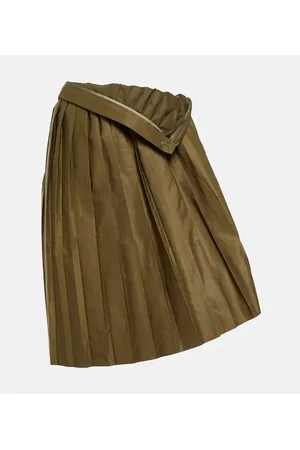 Maison Margiela Falda midi asimétrica estampada
