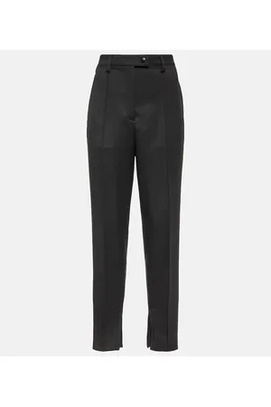 Prada Pantalones tapered de tiro alto