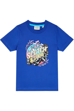 Scotch&Soda Camiseta de jersey de algodón estampada