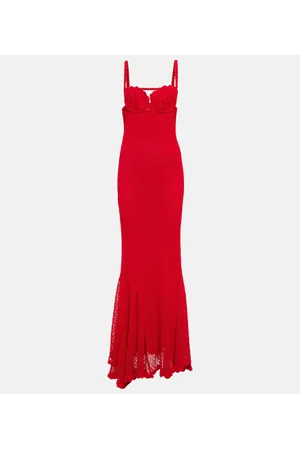 BLUMARINE Vestido largo de croché