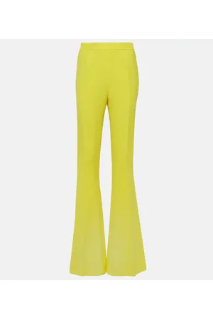 Safiyaa Pantalones flared Halluana de tiro alto