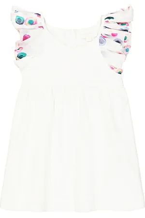 Chloé Chloé Kids Bebé - vestido de algodón bordado