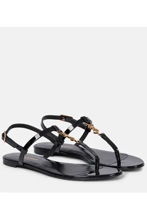 Saint Laurent Sandalias Cassandra de charol