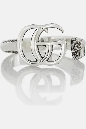 Gucci Anillo Doble G de plata de ley