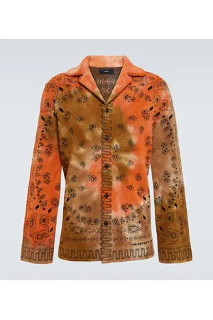 Alanui Camisa Bandana Piquet de algodón