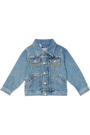 Mini Rodini X Wrangler chaqueta en denim