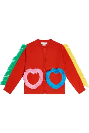 Stella McCartney Cárdigan de algodón con flecos