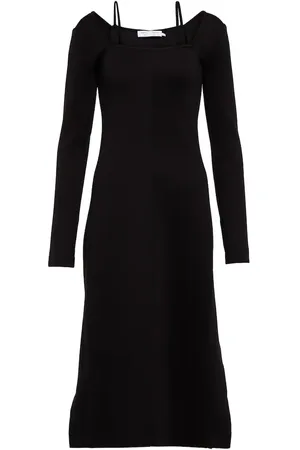 Proenza Schouler Vestido midi de punto elástico