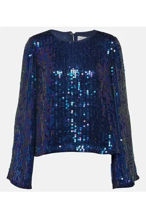 Velvet Top Evie con lentejuelas
