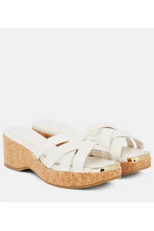 Jimmy Choo Sandalias Maribou 50 de piel
