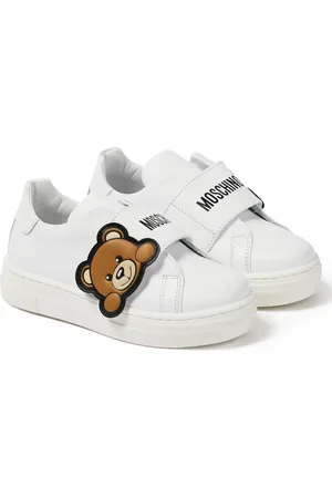 Moschino Zapatillas de piel con logo