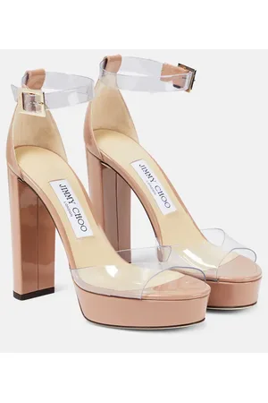 Jimmy Choo Sandalias Albi 120 de PVC y charol