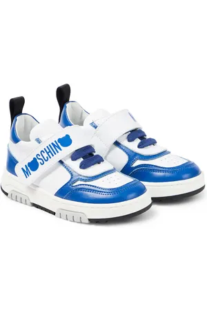 Moschino Zapatillas de piel con logo