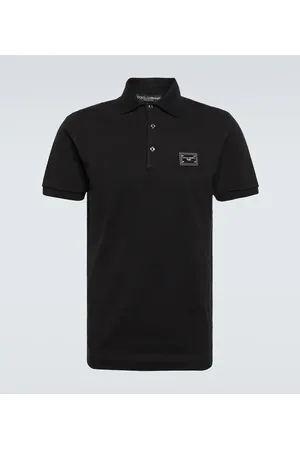 Dolce & Gabbana Polo en piqué de algodón