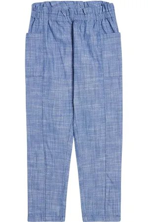 BONPOINT Pantalones Tiche en sarga de algodón